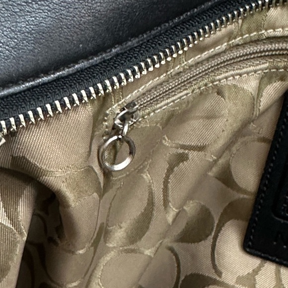 Coach Black Leather Tote Bag – Style No. A05S-6491 - Picture 13 of 16